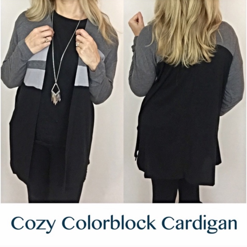 COZY Color Blocked Cardigan